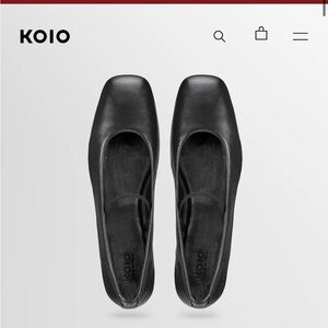 KOIO NWT Nero Aurora Flats Sold Out